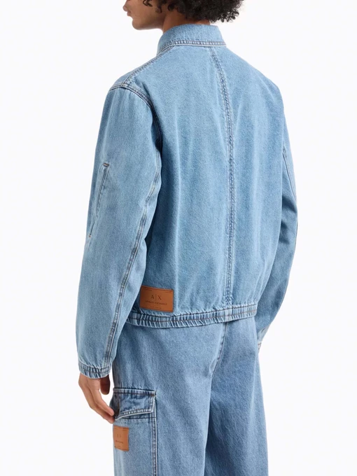 Бавовняна Чоловіча Джинсова куртка Armani Exchange фото 2