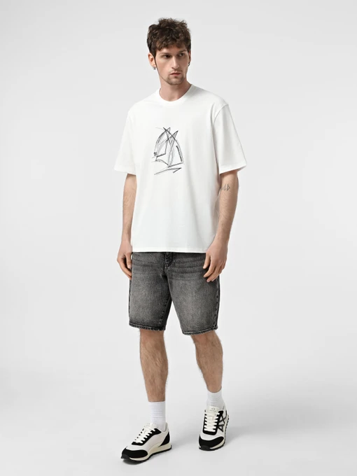 Бавовняна Чоловіча Футболка Armani Exchange фото 2