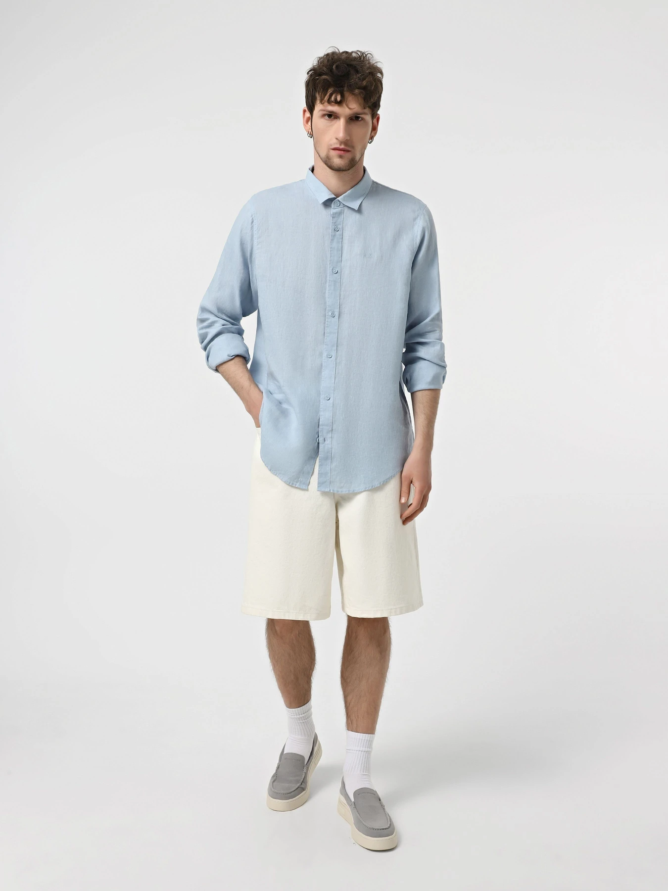 Сорочки Armani Exchange модель XM001221-AF14619-U9360 Сорочки Armani Exchange модель XM001221-AF14619-U9360 Фото