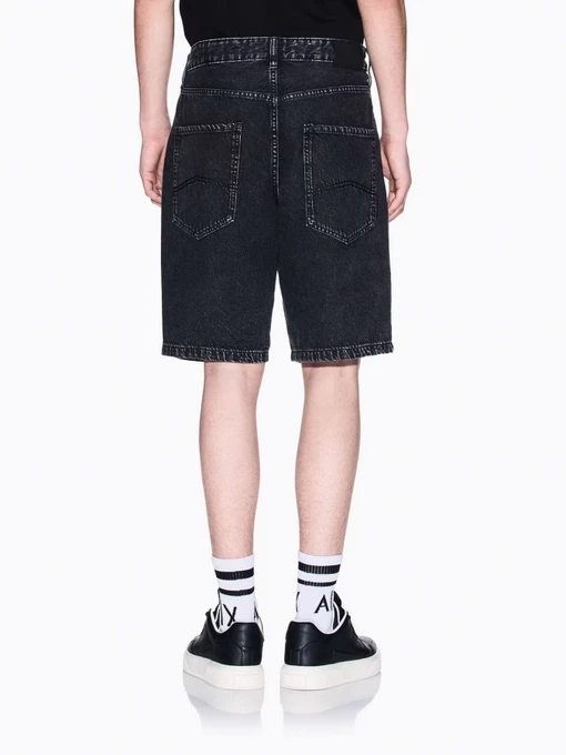 Бавовняні Чоловічі Джинсові шорти Armani Exchange фото 2