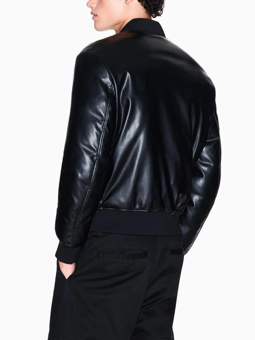Чоловіча Шкіряна куртка Armani Exchange фото 2