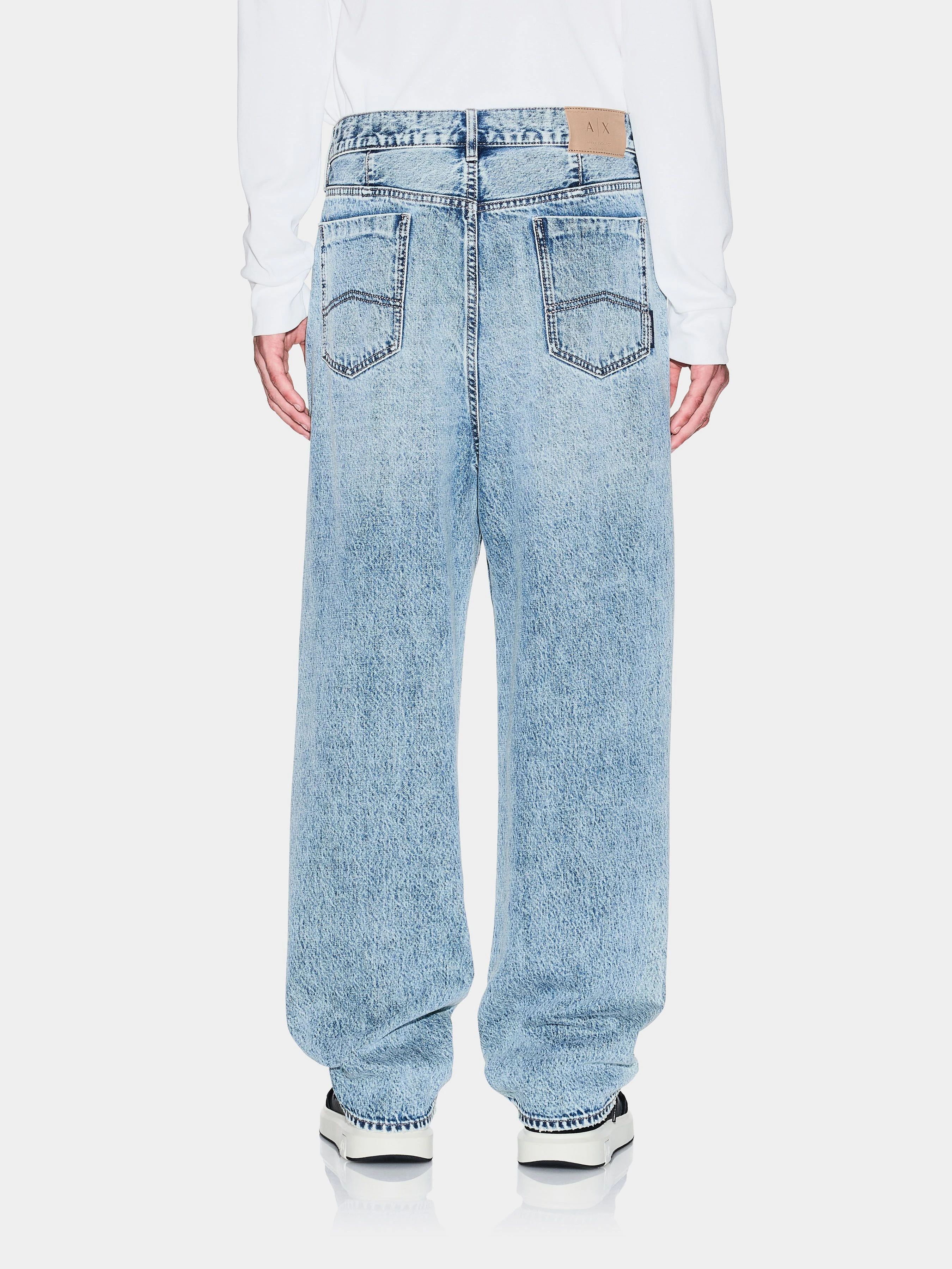 Бавовняні Чоловічі Широкі джинси Armani Exchange фото 2