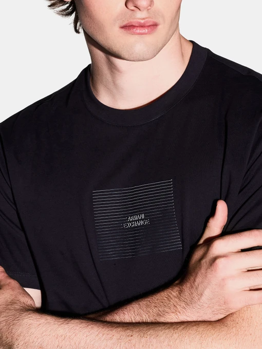 Бавовняна Чоловіча Футболка Armani Exchange фото 3