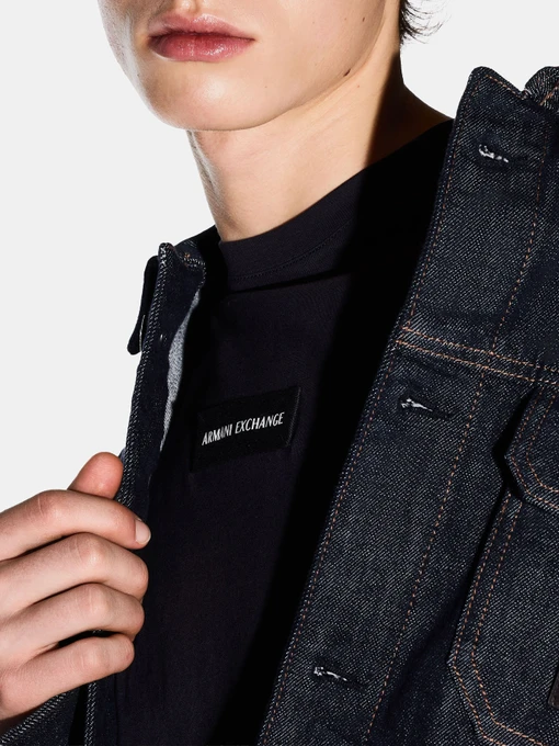 Бавовняна Чоловіча Футболка Armani Exchange фото 3