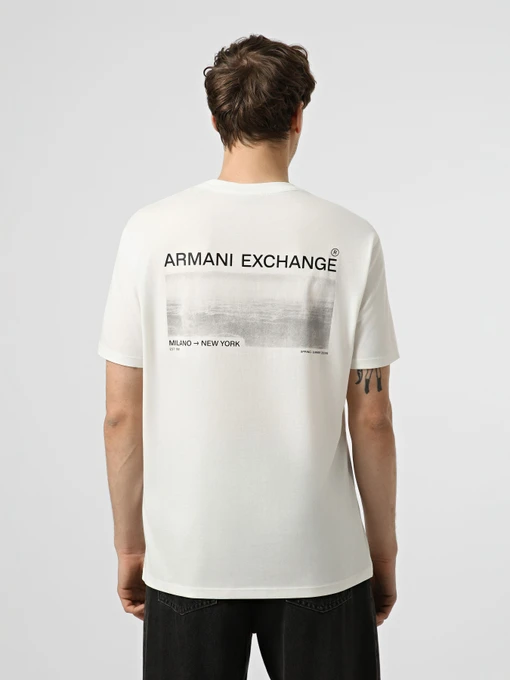 Бавовняна Чоловіча Футболка Armani Exchange фото 3