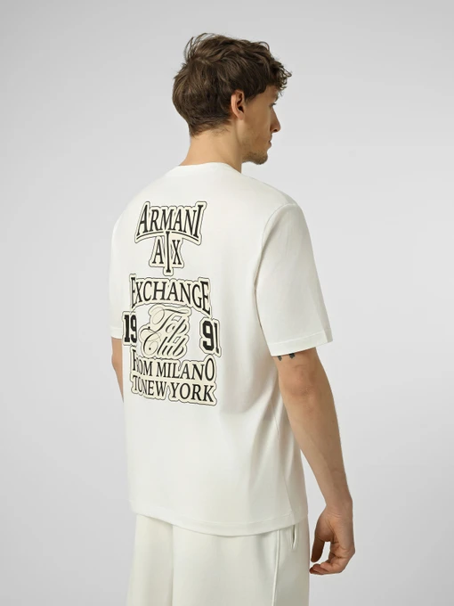 Бавовняна Чоловіча Футболка Armani Exchange фото 3