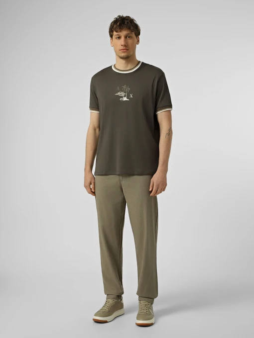 Бавовняна Чоловіча Футболка Armani Exchange фото 2
