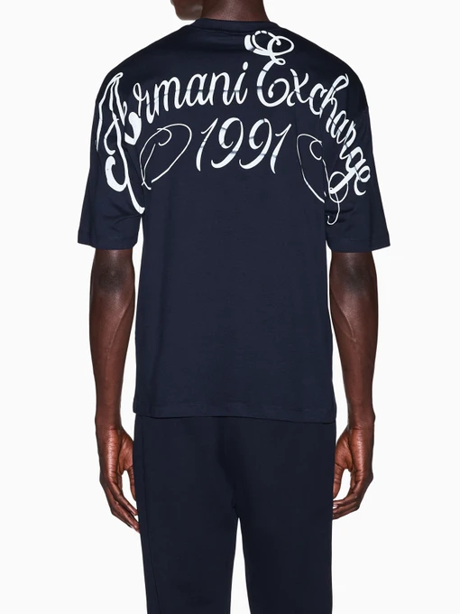 Бавовняна Чоловіча Футболка Armani Exchange фото 2