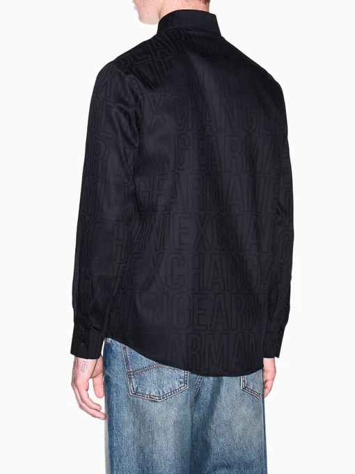 Бавовняна Чоловіча Сорочка класична Armani Exchange фото 2