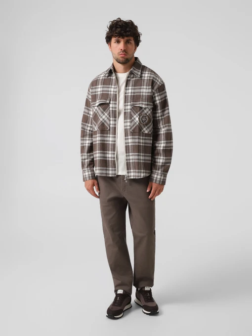 Бавовняна Чоловіча Сорочка в клітинку Armani Exchange фото 2
