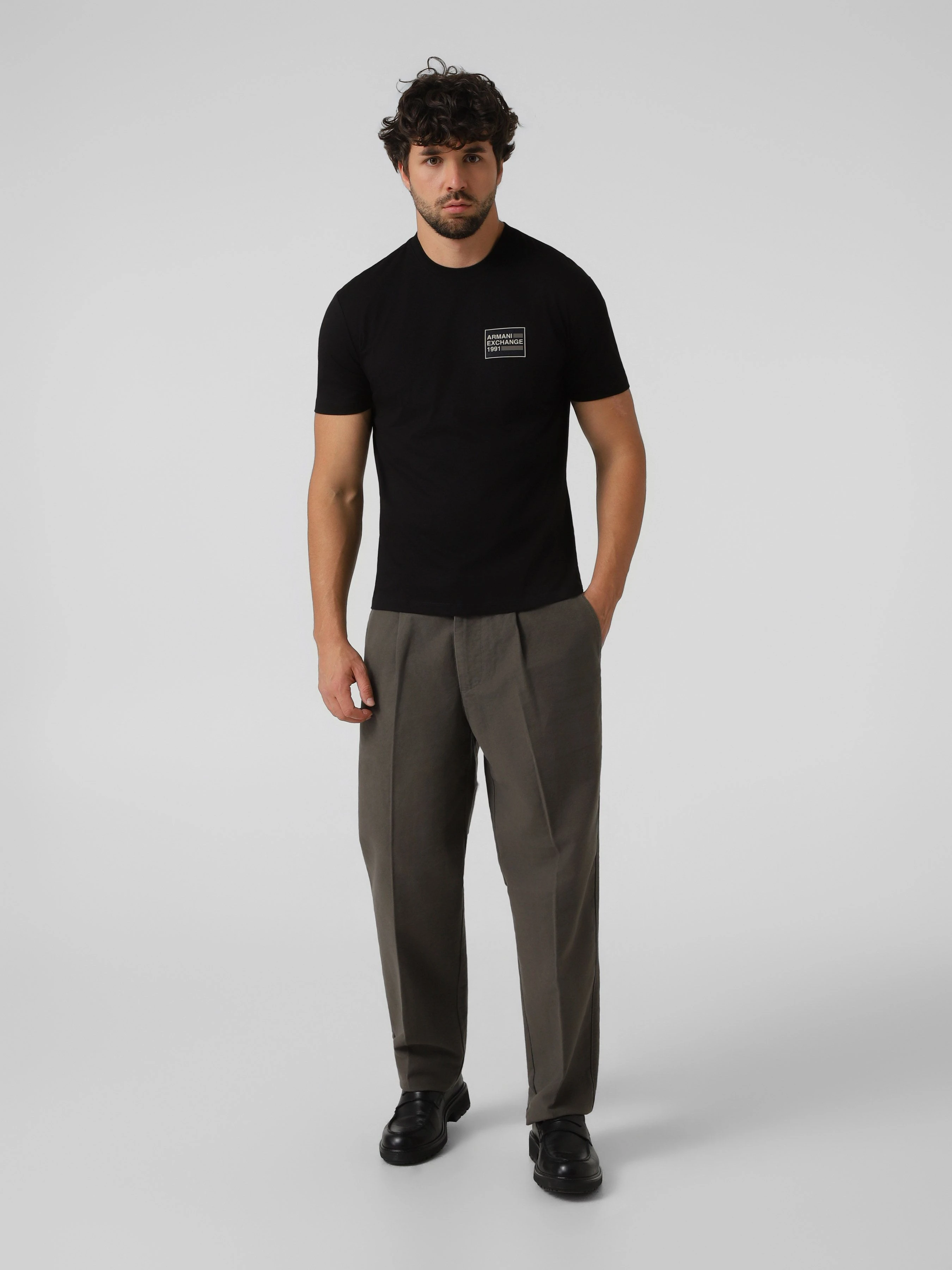 Бавовняна Чоловіча Футболка Armani Exchange фото 2