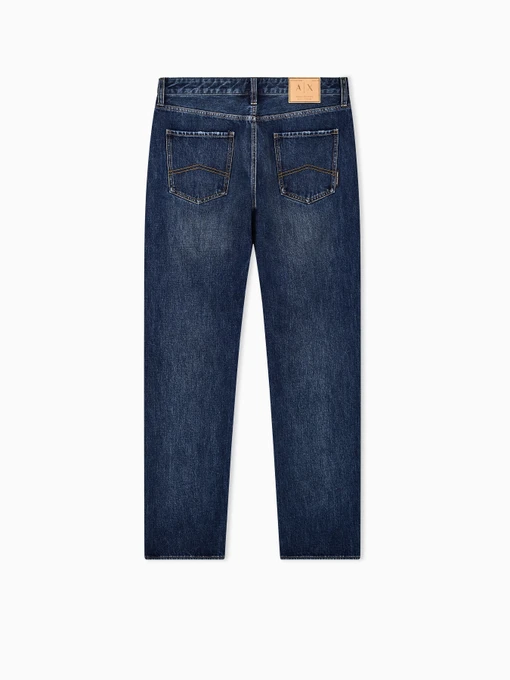 Бавовняні Чоловічі Прямі джинси Armani Exchange фото 2