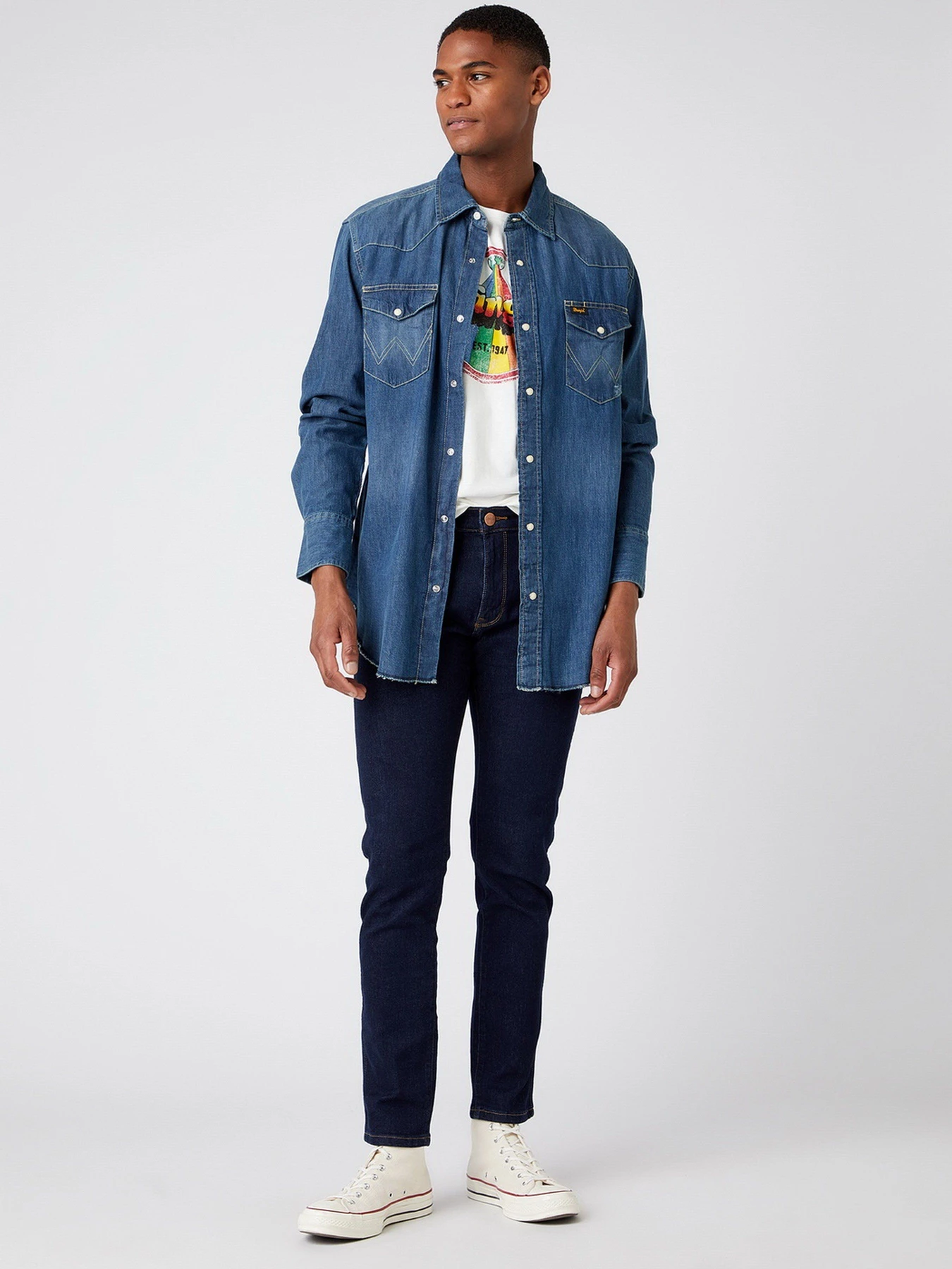 Рубашки Wrangler модель W5D1AK725 Рубашки Wrangler модель W5D1AK725 Фото