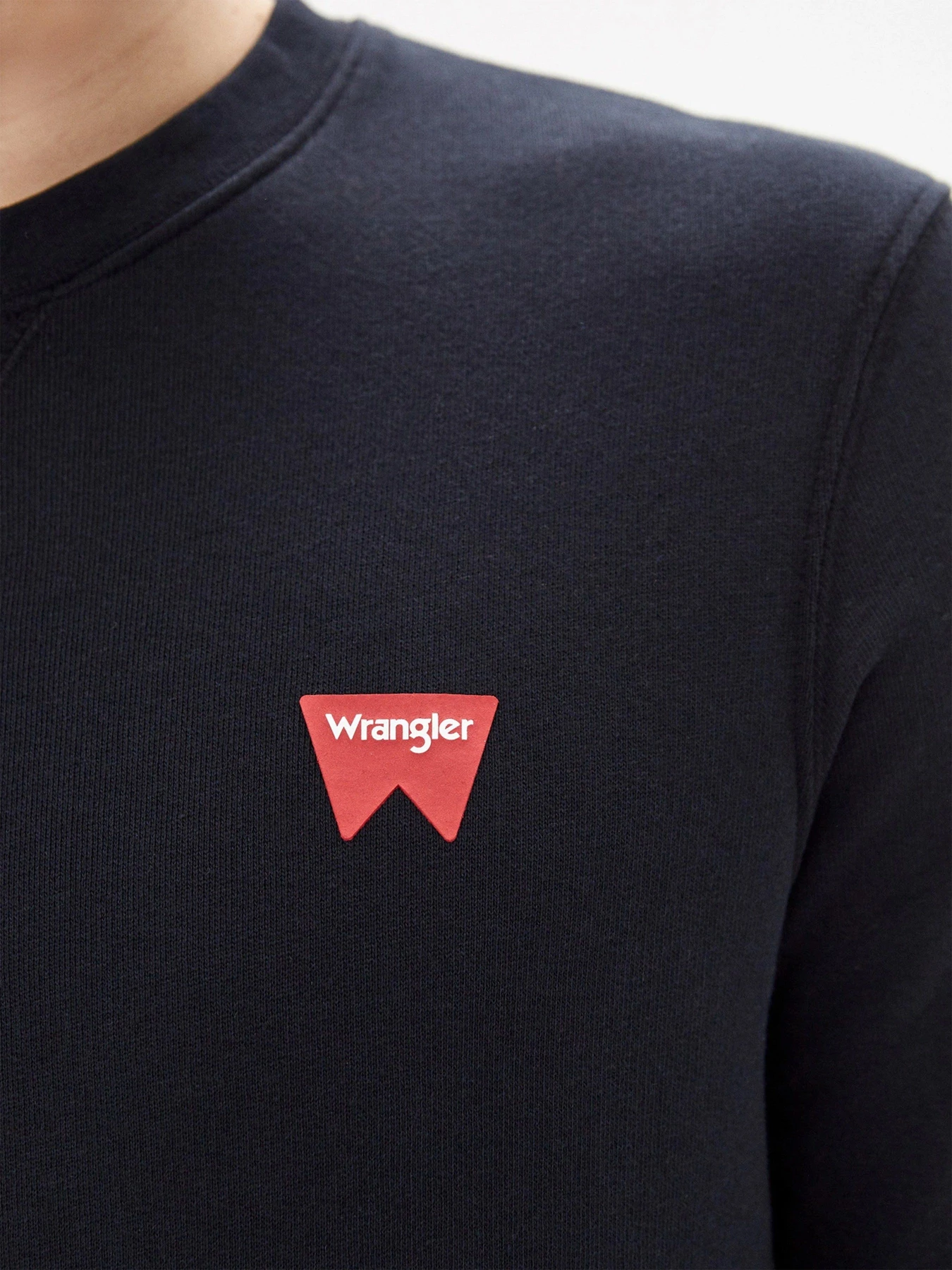 Худі та світшоти Wrangler Sign Off Sweat модель W6589HA01 Худі та світшоти Wrangler Sign Off Sweat модель W6589HA01 Фото