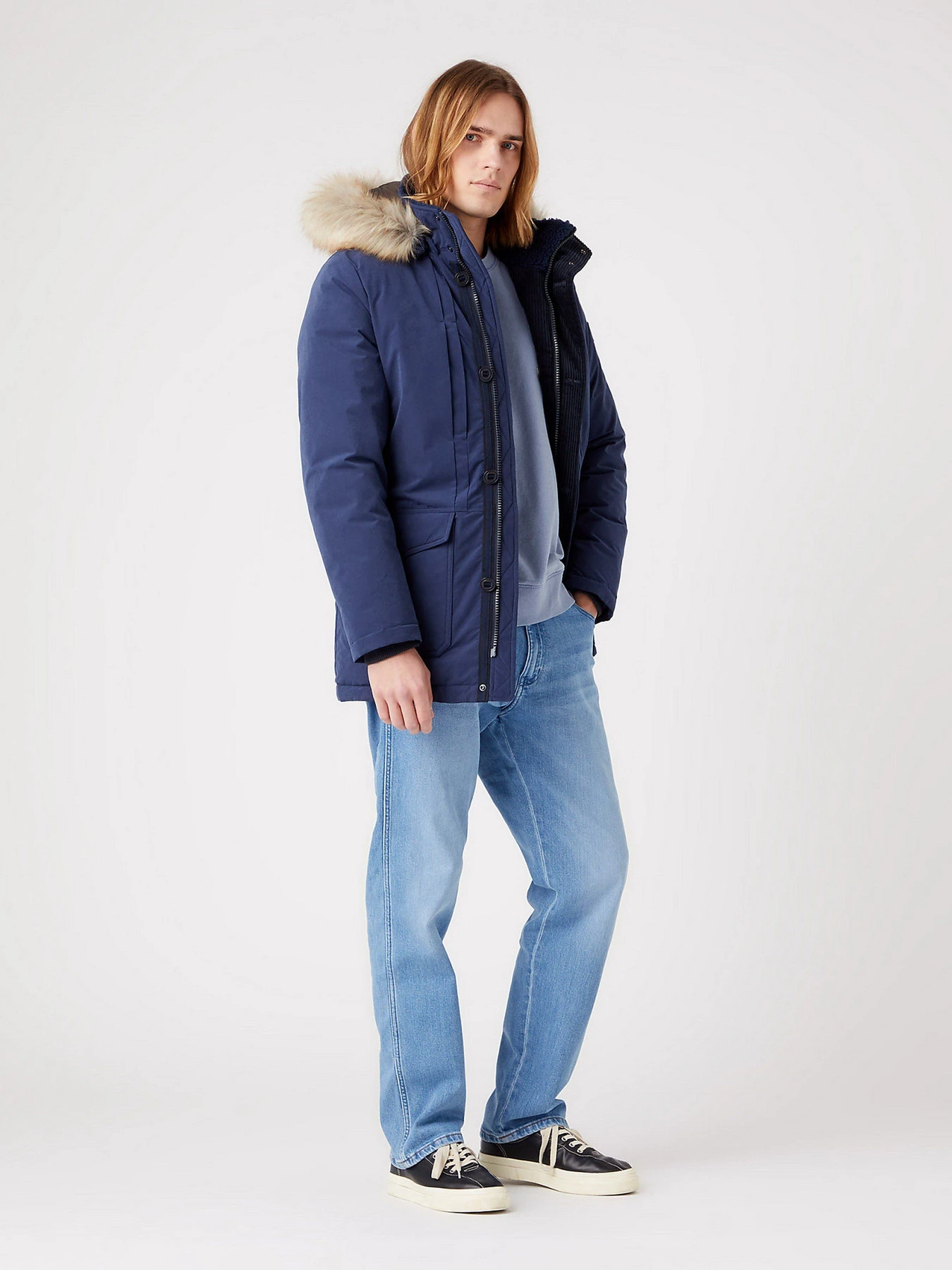 Куртки та дублянки Wrangler Parka Jacket модель W4E6X711400 Куртки та дублянки Wrangler Parka Jacket модель W4E6X711400 Фото