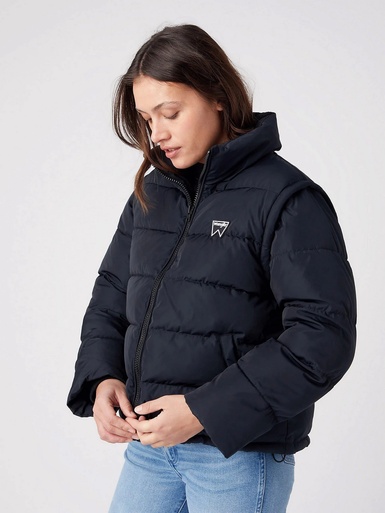 Куртки и дубленки Wrangler Short Puffer модель W4R9YJ10000 Фото