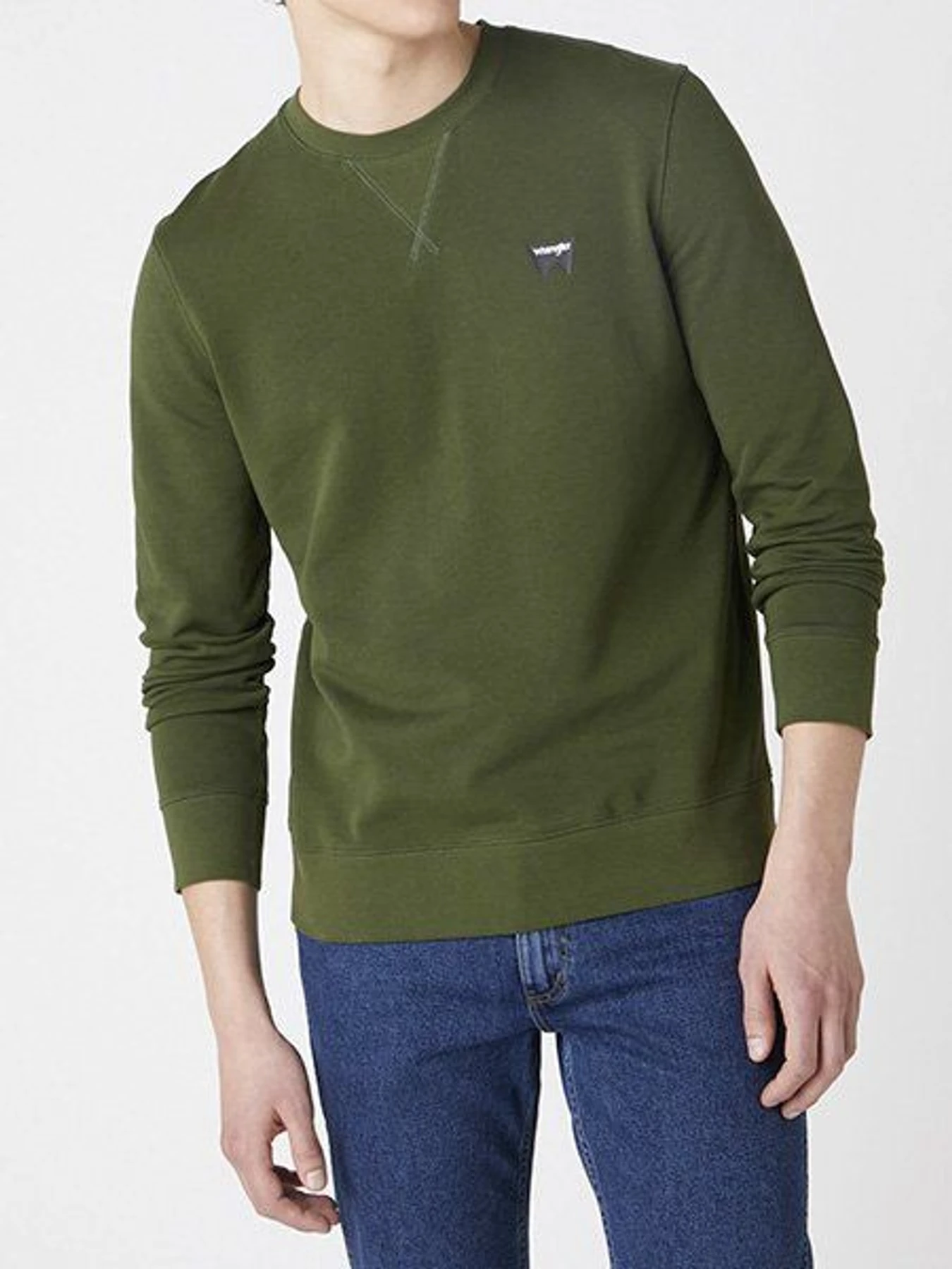 Худи и свитшоты Wrangler Sign Off Sweat модель W6589HAG3 Худи и свитшоты Wrangler Sign Off Sweat модель W6589HAG3 Фото