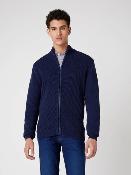 Худи и свитшоты Wrangler Full Zip Knit модель W8B5QO114 Фото