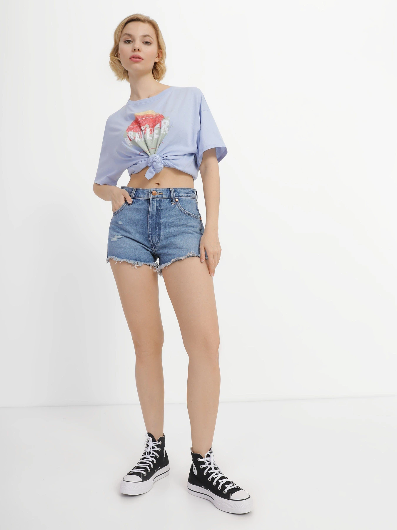 Шорты Wrangler Reworked Short модель W23K73216 Шорты Wrangler Reworked Short модель W23K73216 Фото