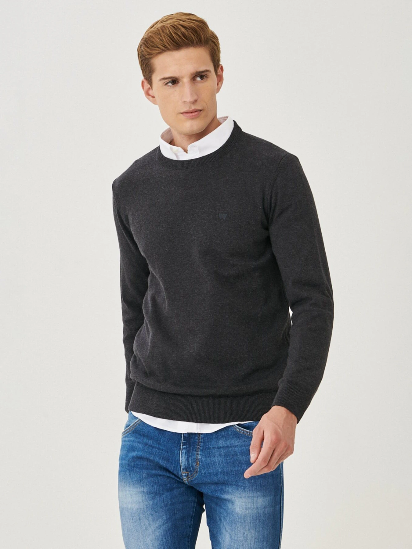 Свитры и кардиганы Wrangler Crewneck Knit модель W8A02PX06 Свитры и кардиганы Wrangler Crewneck Knit модель W8A02PX06 Фото