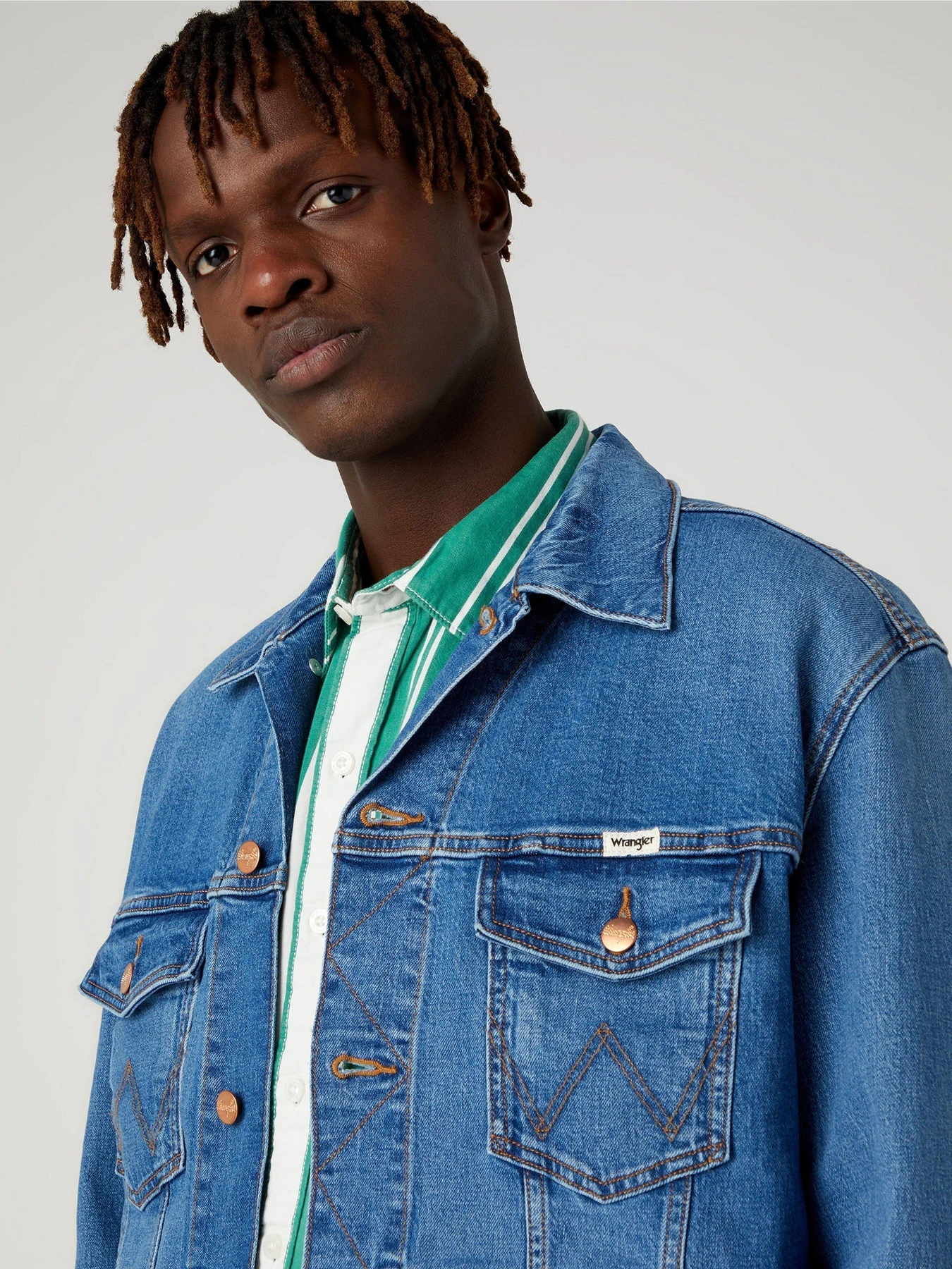 Куртки и дубленки Wrangler Anti Fit модель W459DNY96 Куртки и дубленки Wrangler Anti Fit модель W459DNY96 Фото