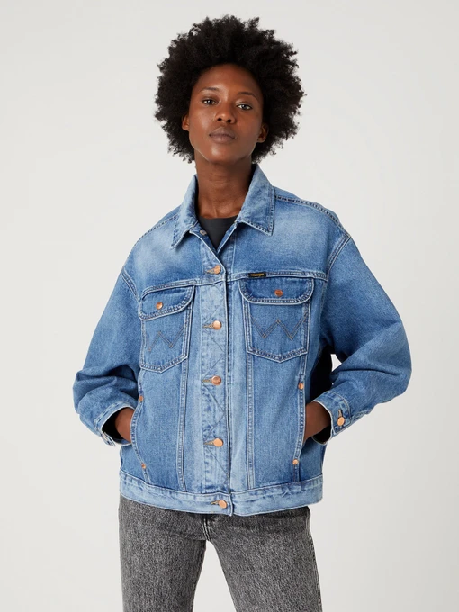 Куртки та дублянки Wrangler Jumbo Trucket модель W4Z47335Q Фото