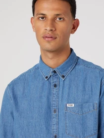 Рубашки Wrangler One Pocket Button Down модель W5B15K14V Фото
