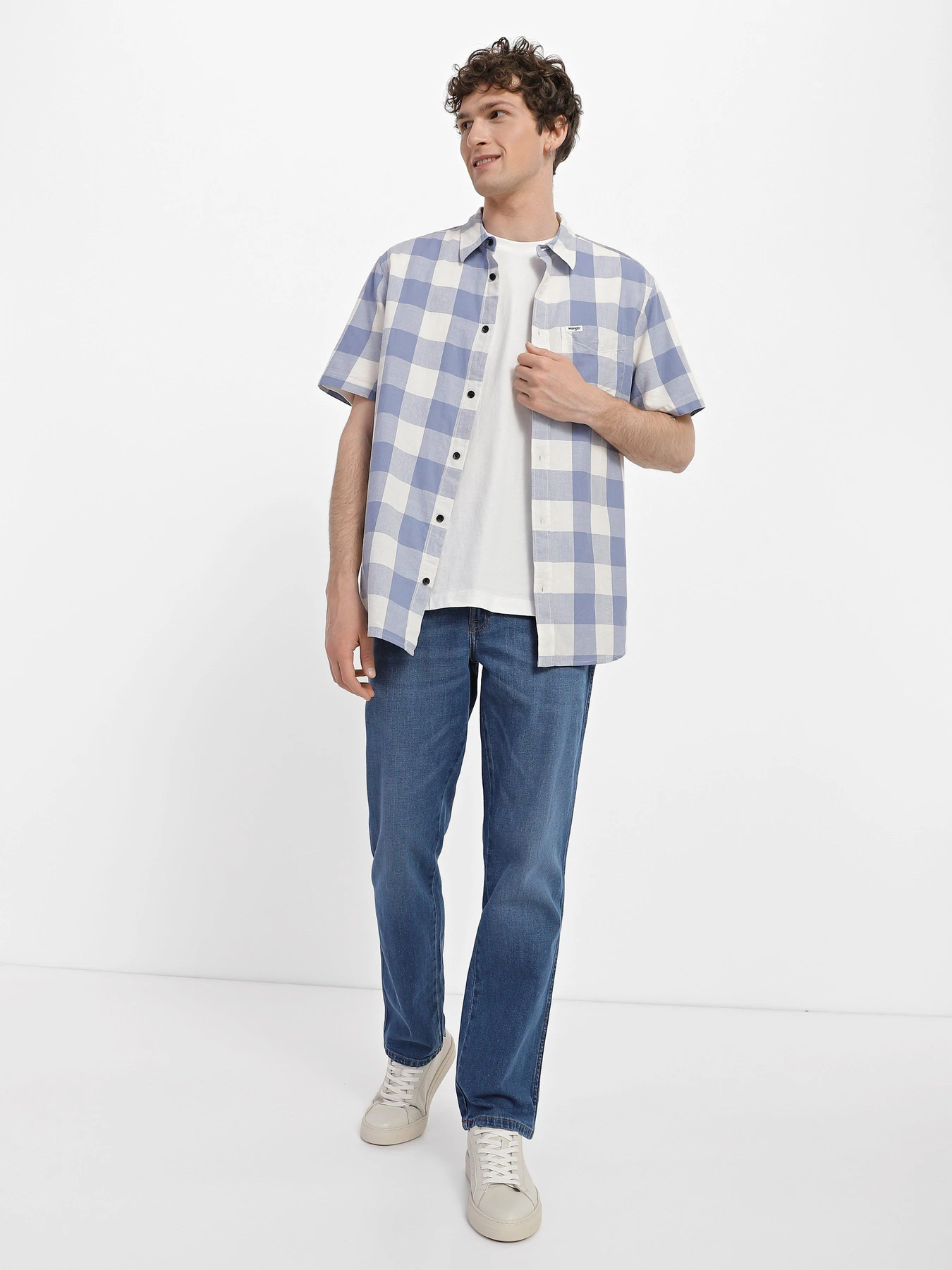 Рубашки Wrangler Short Sleeve модель W5K02LX4Q Рубашки Wrangler Short Sleeve модель W5K02LX4Q Фото