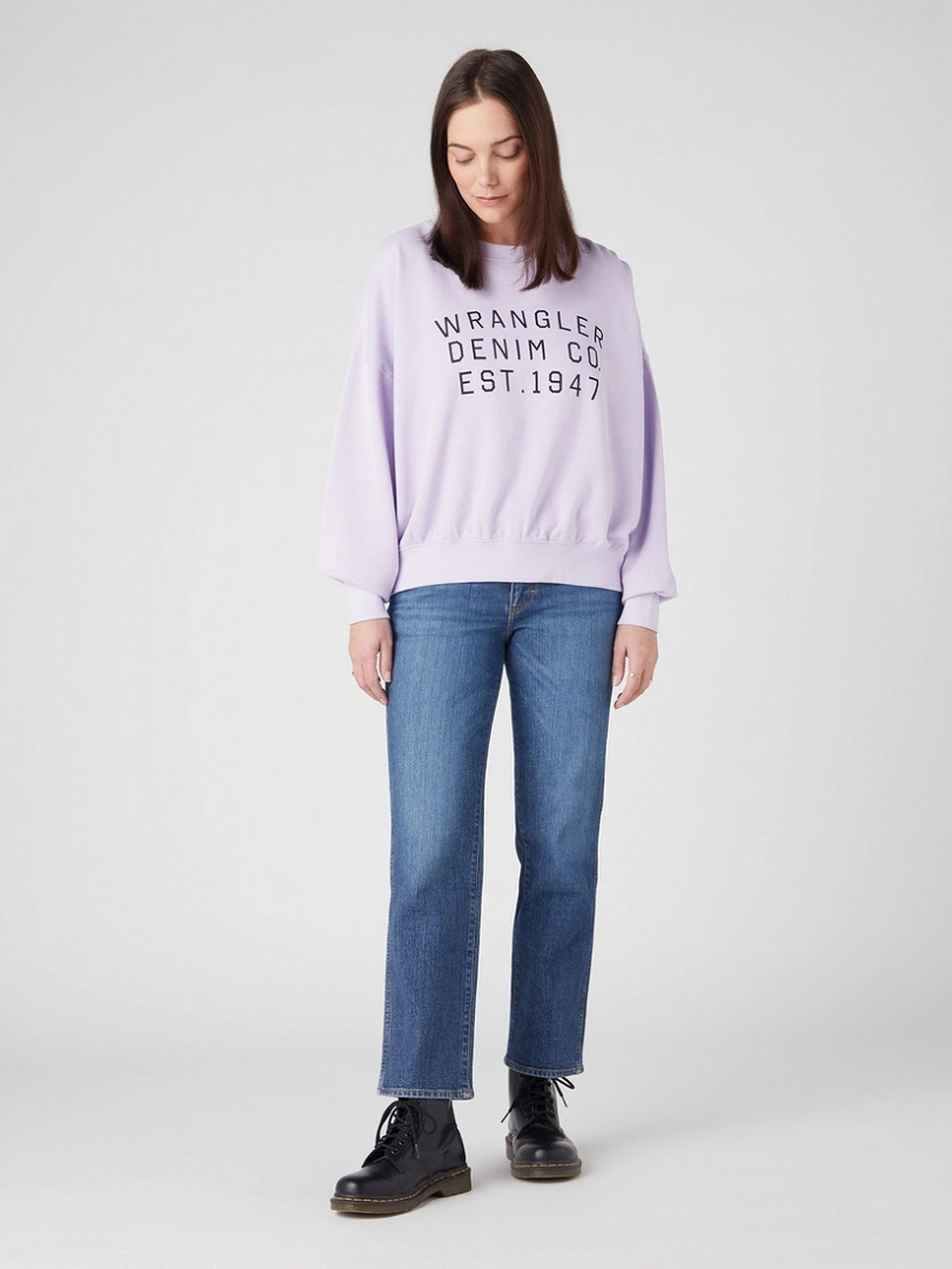 Худи и свитшоты Wrangler Crew Sweat Slogan модель W6R5HAP26 Худи и свитшоты Wrangler Crew Sweat Slogan модель W6R5HAP26 Фото