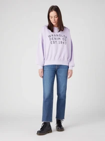 Худи и свитшоты Wrangler Crew Sweat Slogan модель W6R5HAP26 Фото