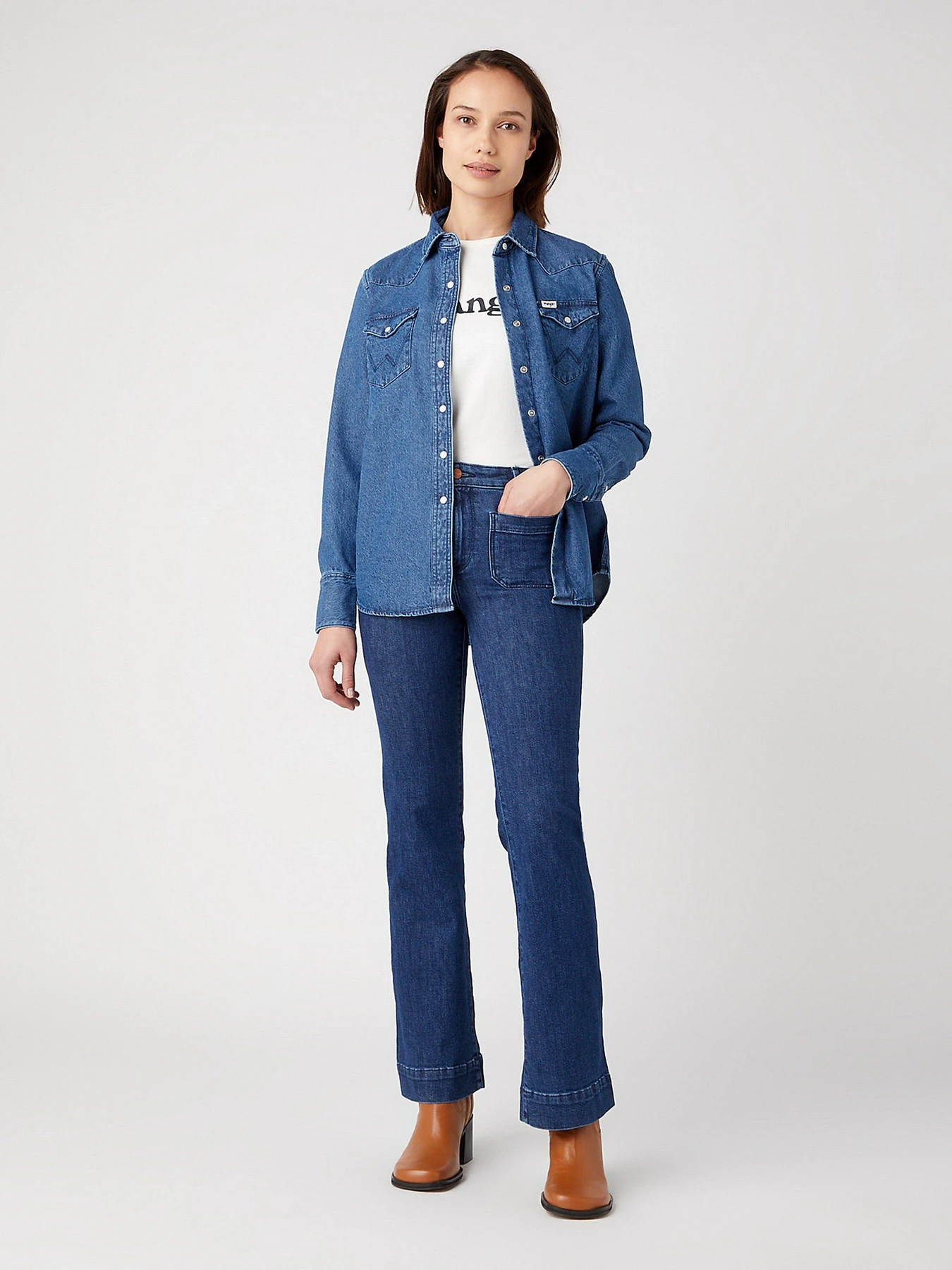 Джинсы Wrangler Flare модель 112342831 Джинсы Wrangler Flare модель 112342831 Фото