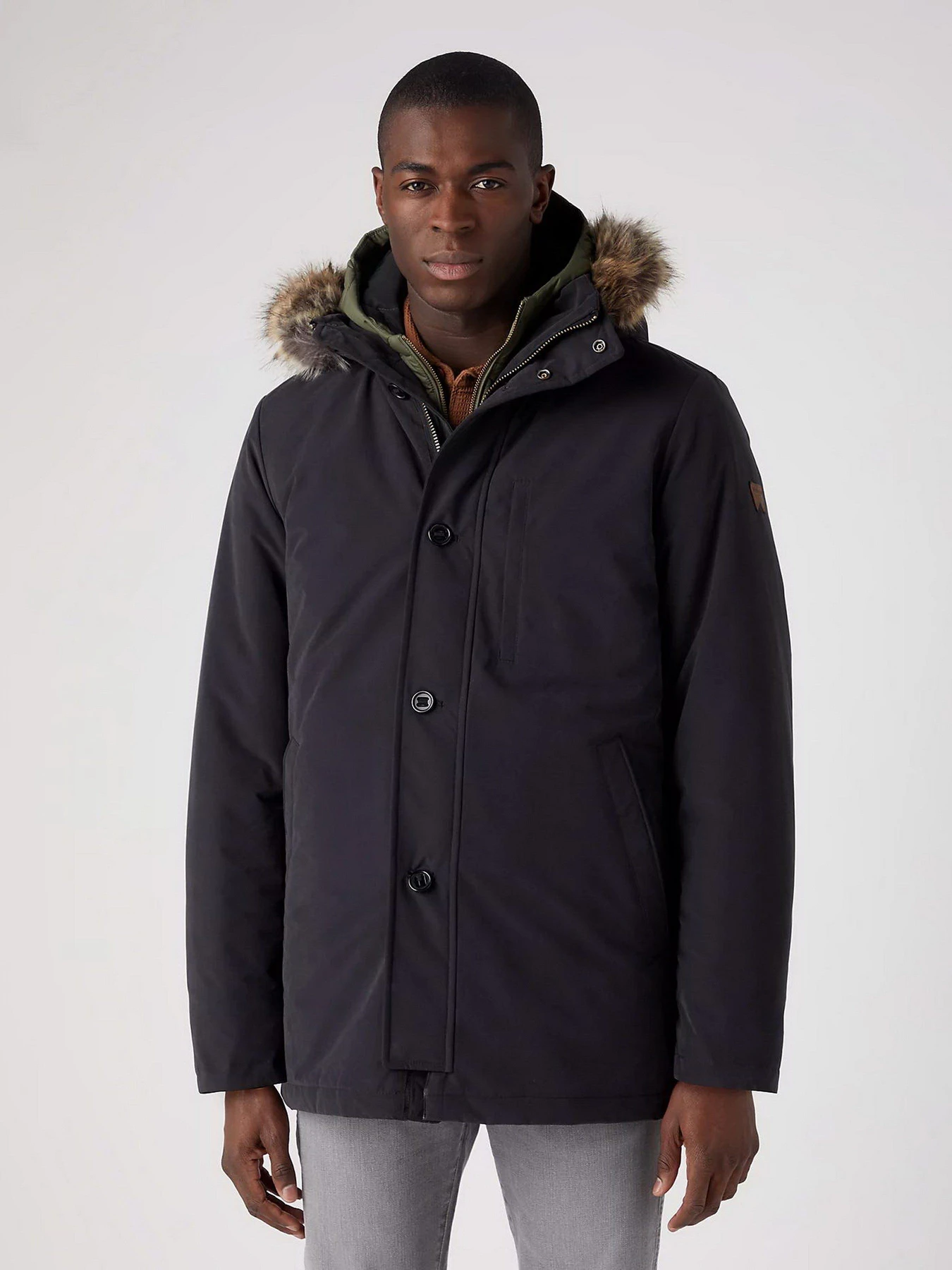 Куртки и дубленки Wrangler 2 In 1 Parka модель 112341094 Фото