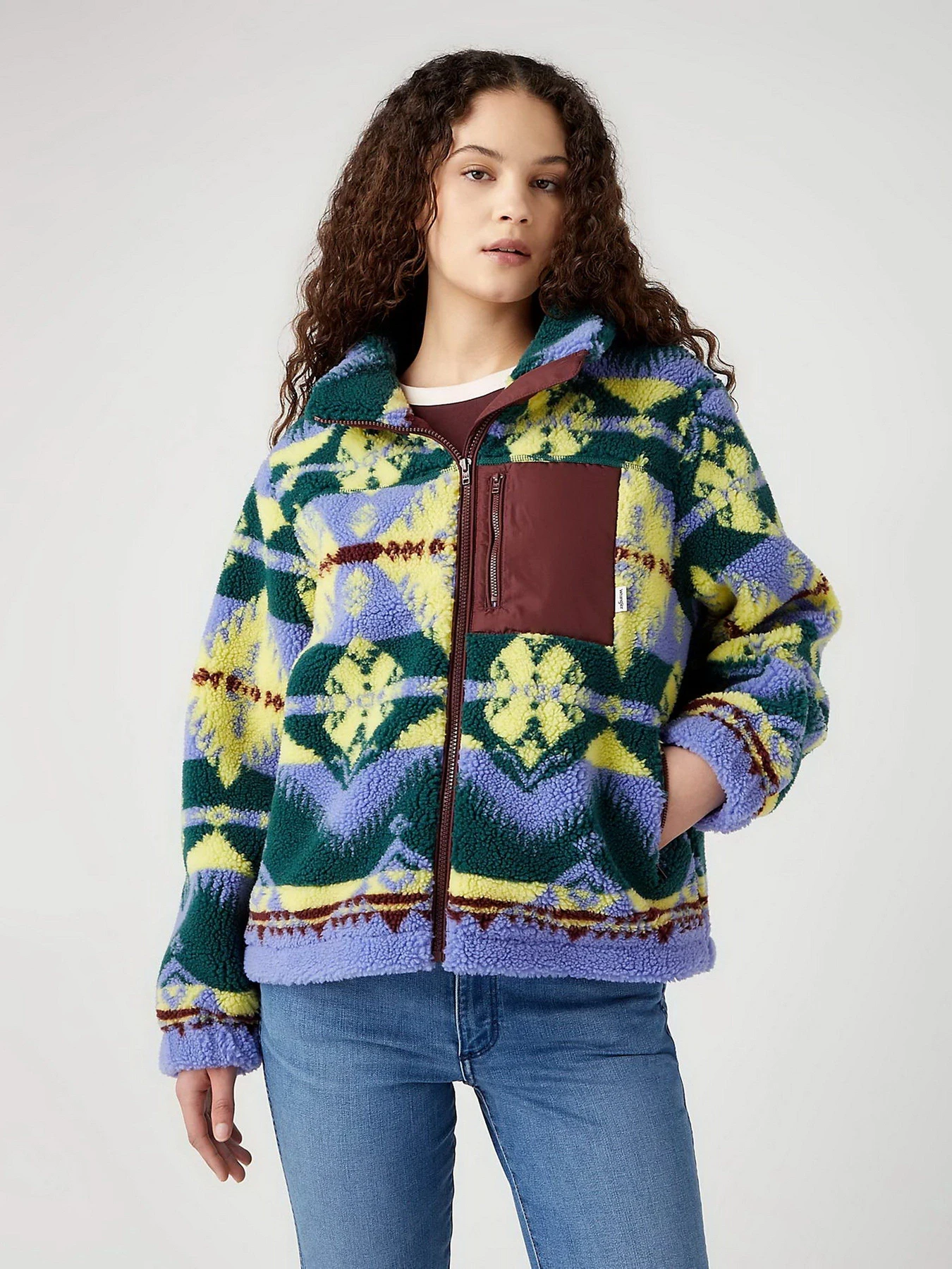Куртки и дубленки Wrangler Sherpa Zip Through модель 112342654 Куртки и дубленки Wrangler Sherpa Zip Through модель 112342654 Фото