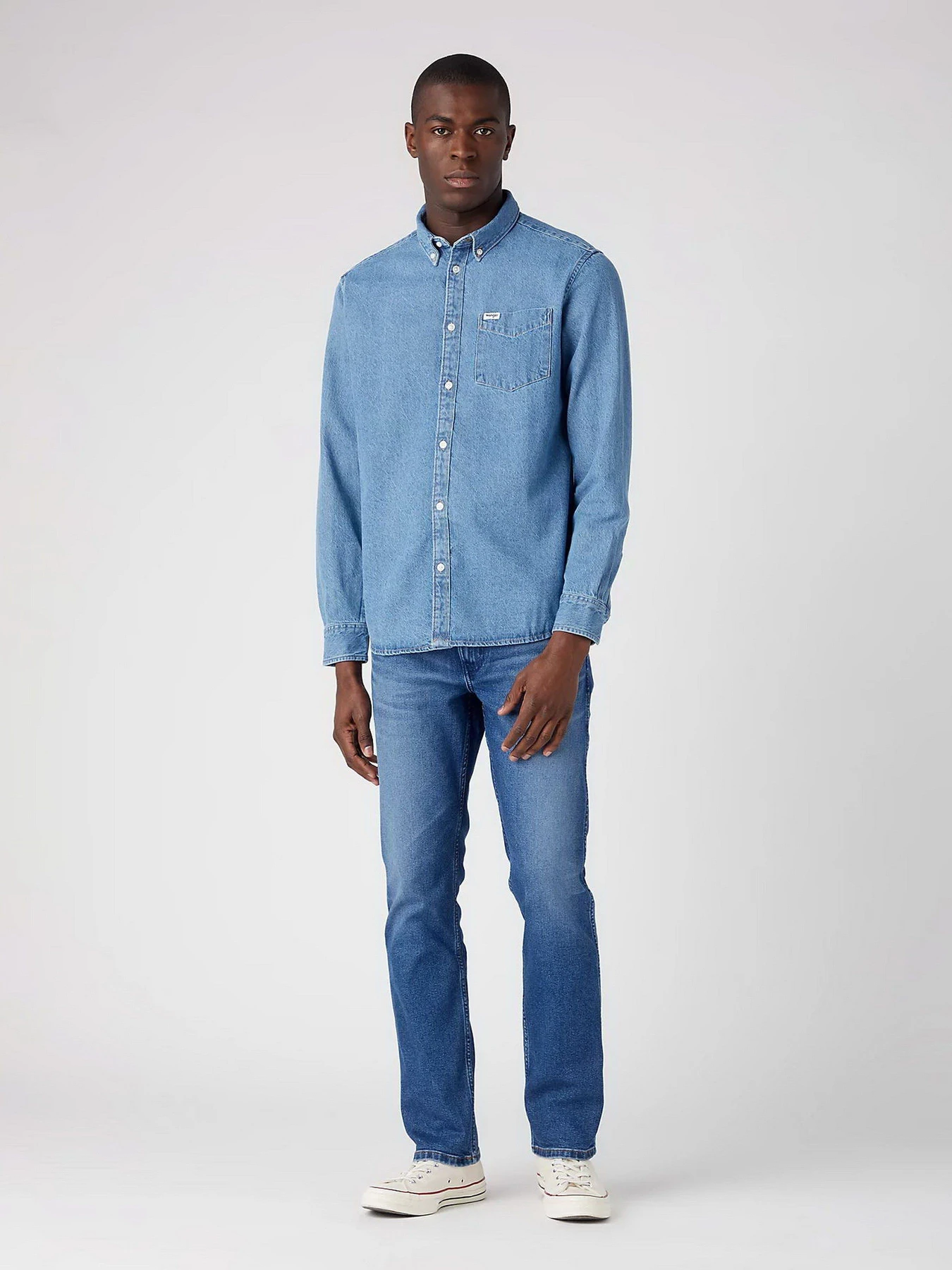Рубашки Wrangler Ls 1 Pkt Button Down модель 112341914 Рубашки Wrangler Ls 1 Pkt Button Down модель 112341914 Фото