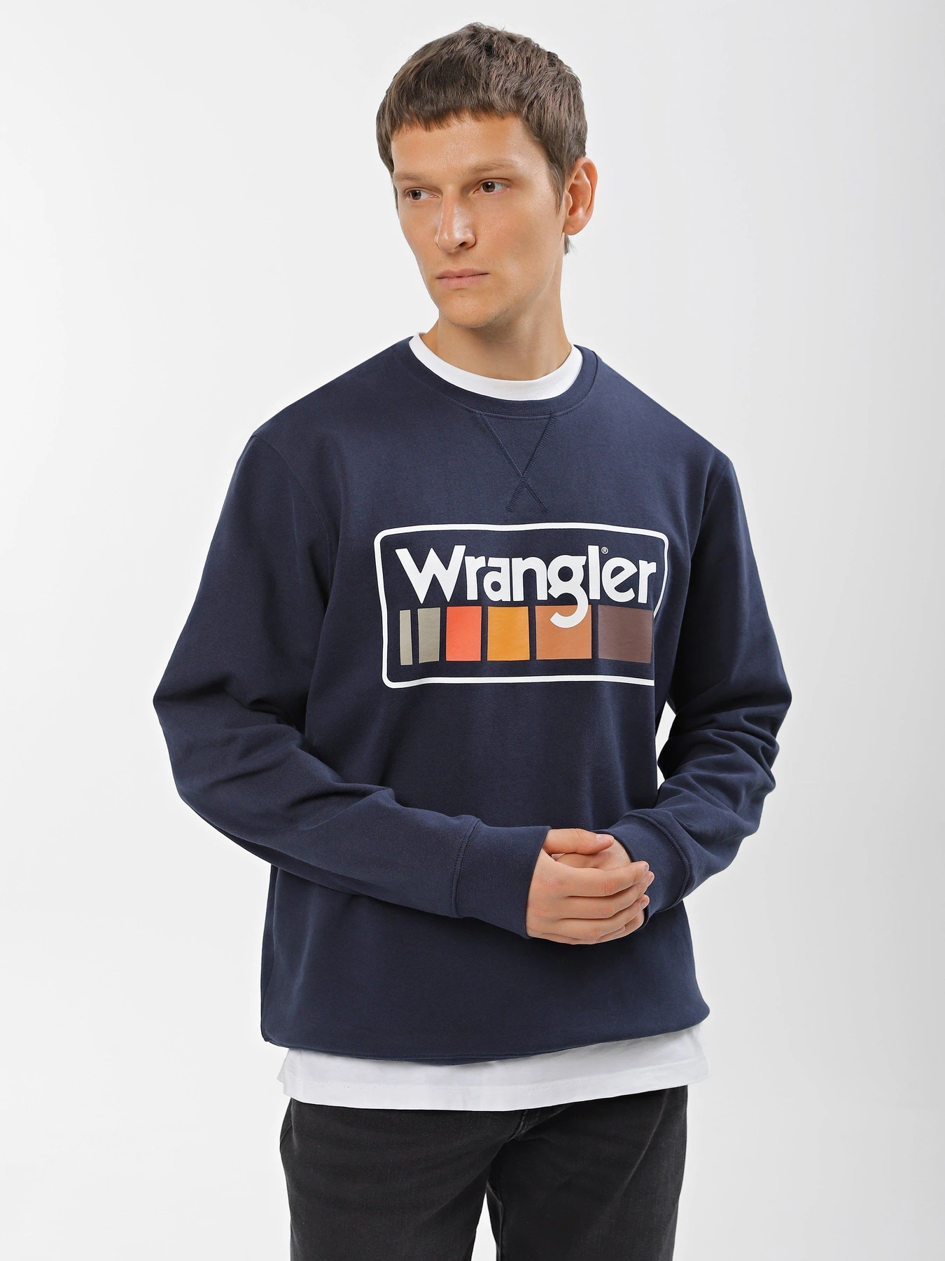 Худи и свитшоты Wrangler Graphic Crew Sweat модель 112339482 Худи и свитшоты Wrangler Graphic Crew Sweat модель 112339482 Фото