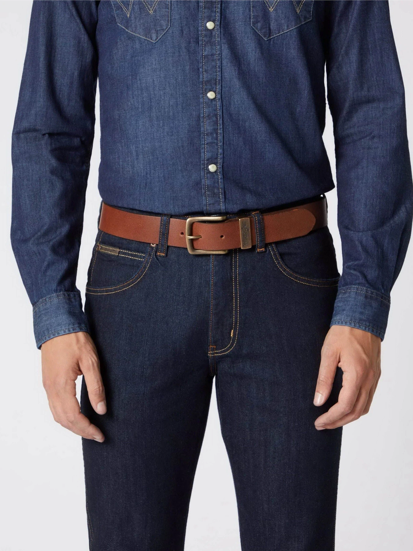 Ремені Wrangler Metal Loop модель W0080US6K Ремені Wrangler Metal Loop модель W0080US6K Фото