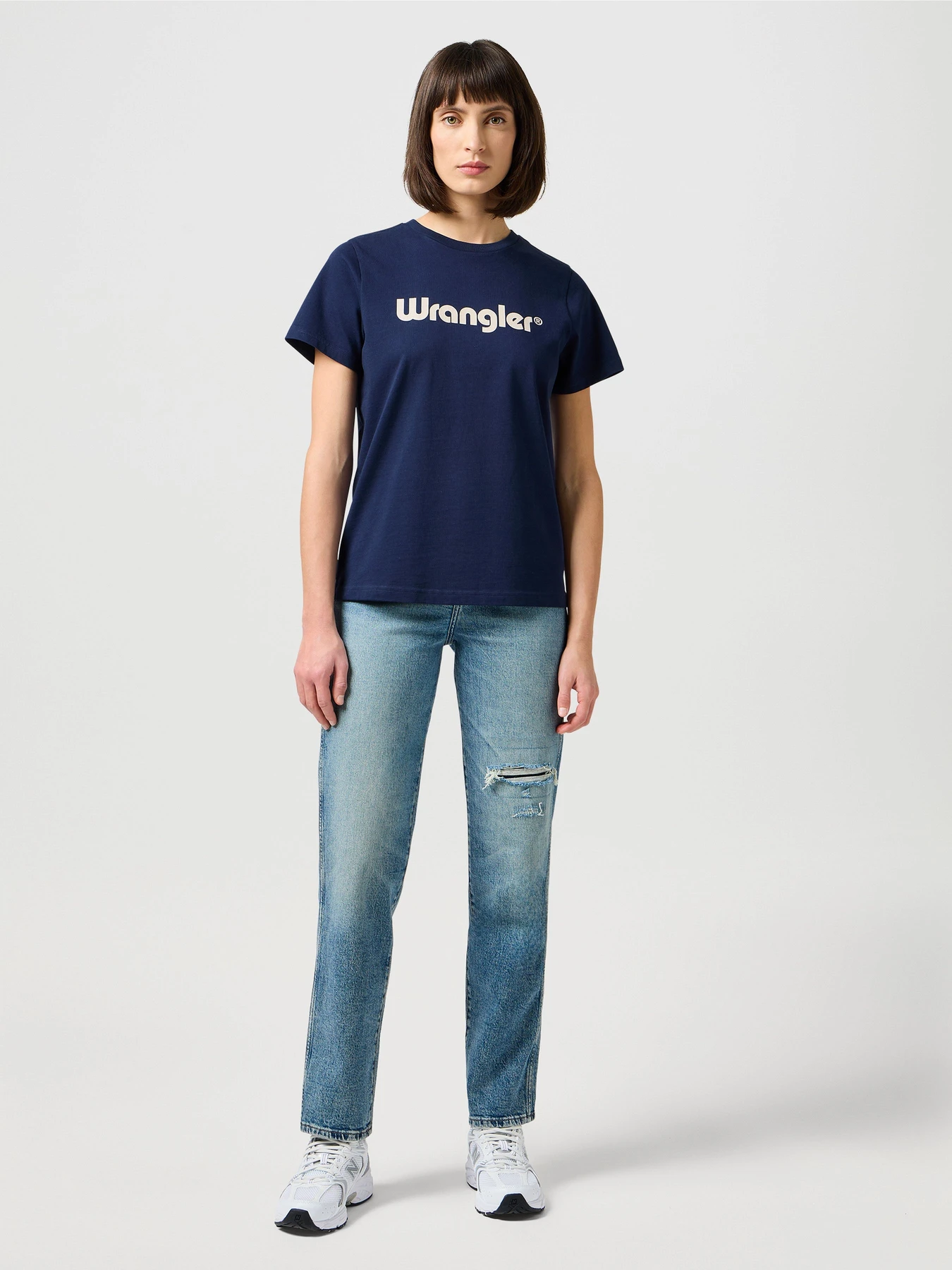 Джинсы Wrangler Mom Straight модель 112343582 Фото