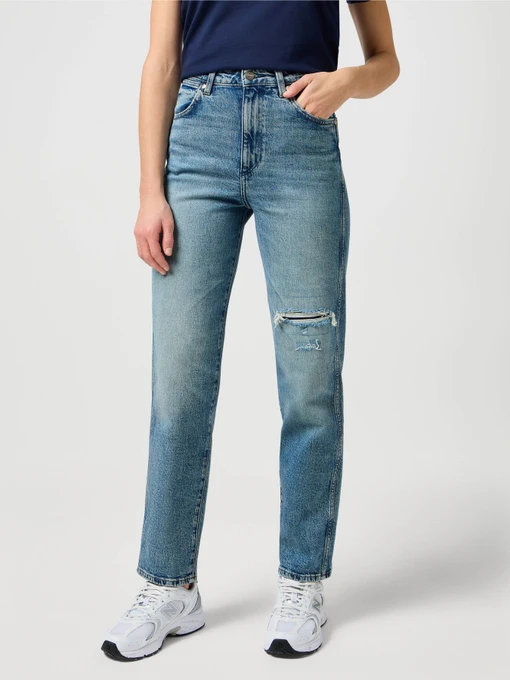 Джинси Wrangler Mom Straight модель 112343582 Фото