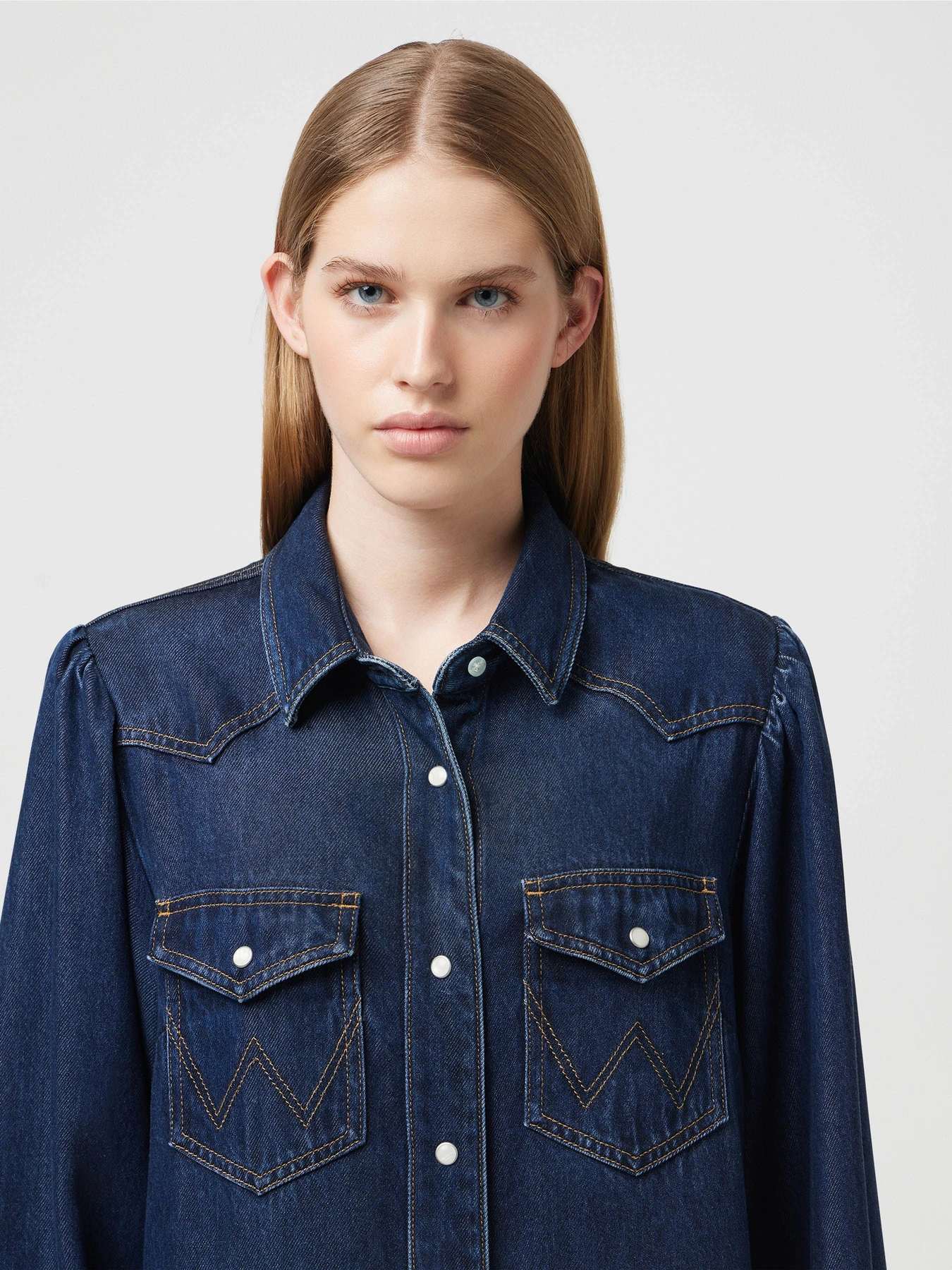 Платья Wrangler Balloonsleeve модель 112350339 Платья Wrangler Balloonsleeve модель 112350339 Фото