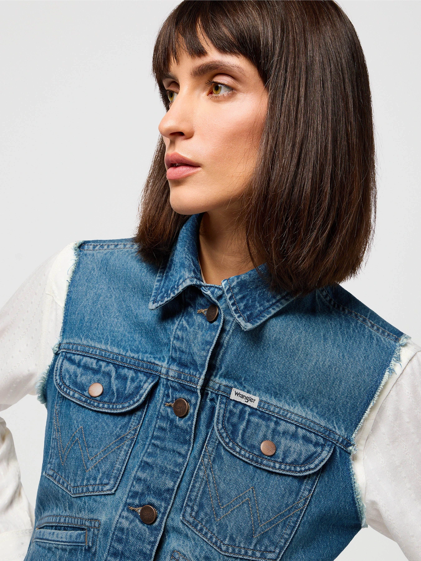 Куртки та дублянки Wrangler Shrunken Denim модель 112350356 Фото