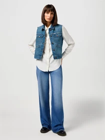 Куртки та дублянки Wrangler Shrunken Denim модель 112350356 Фото