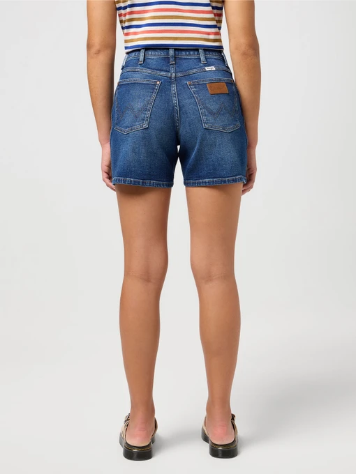 Бавовняні Жіночі Джинсові шорти Wrangler Cowboy 5 Inch фото 2