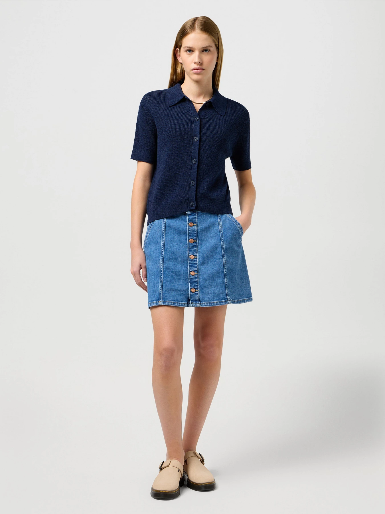 Юбки Wrangler Denim Mini модель 112352524 Юбки Wrangler Denim Mini модель 112352524 Фото