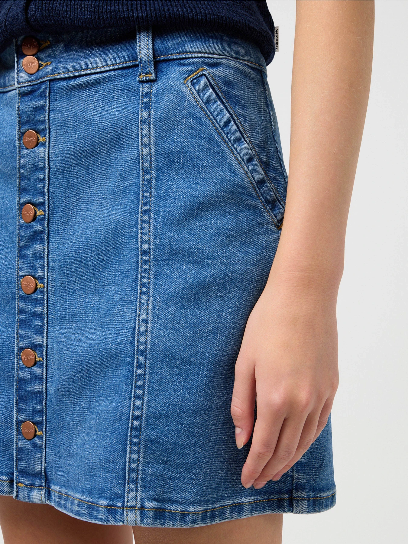 Юбки Wrangler Denim Mini модель 112352524 Юбки Wrangler Denim Mini модель 112352524 Фото