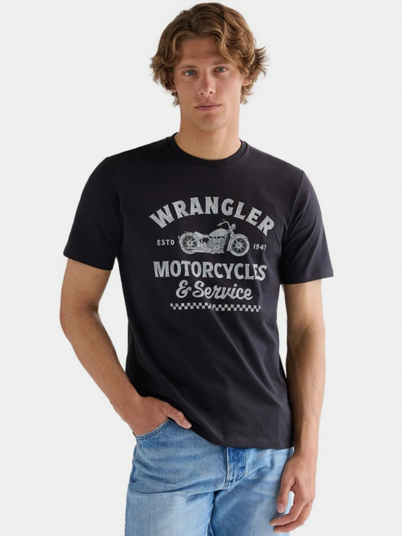 Футболки и поло Wrangler AMERICANA TEE модель 112377950 Футболки и поло Wrangler AMERICANA TEE модель 112377950 Фото