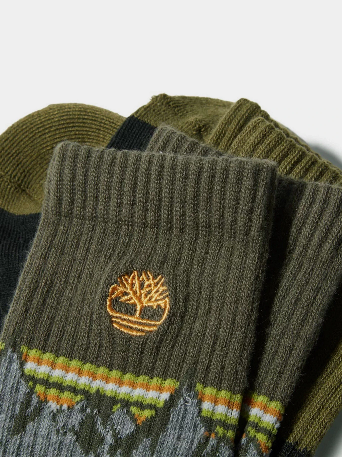 Шкарпетки та гольфи Timberland Two Pack Top-Stripe модель TB0A1EXX052 Шкарпетки та гольфи Timberland Two Pack Top-Stripe модель TB0A1EXX052 Фото