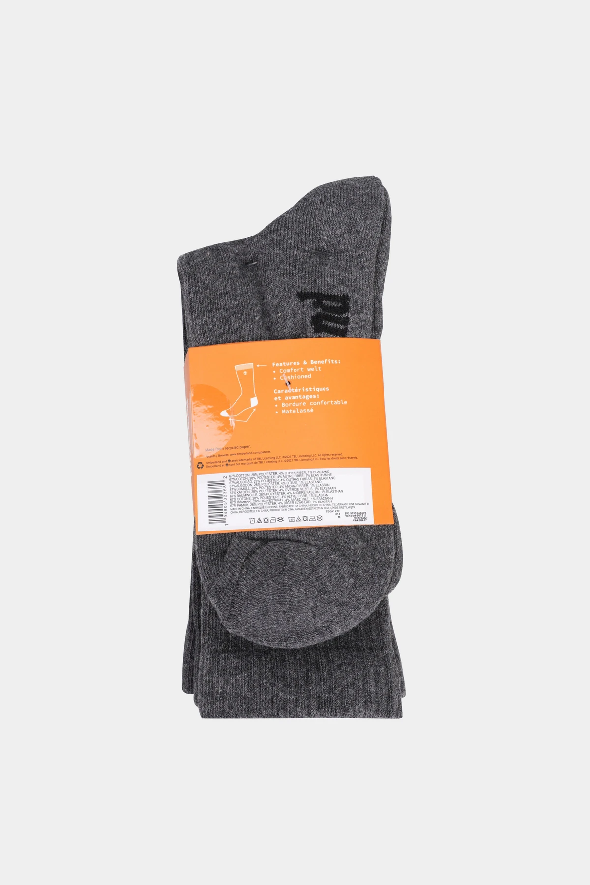 Шкарпетки та гольфи Timberland Stratham Crew модель TB0A1X7EU14 Фото
