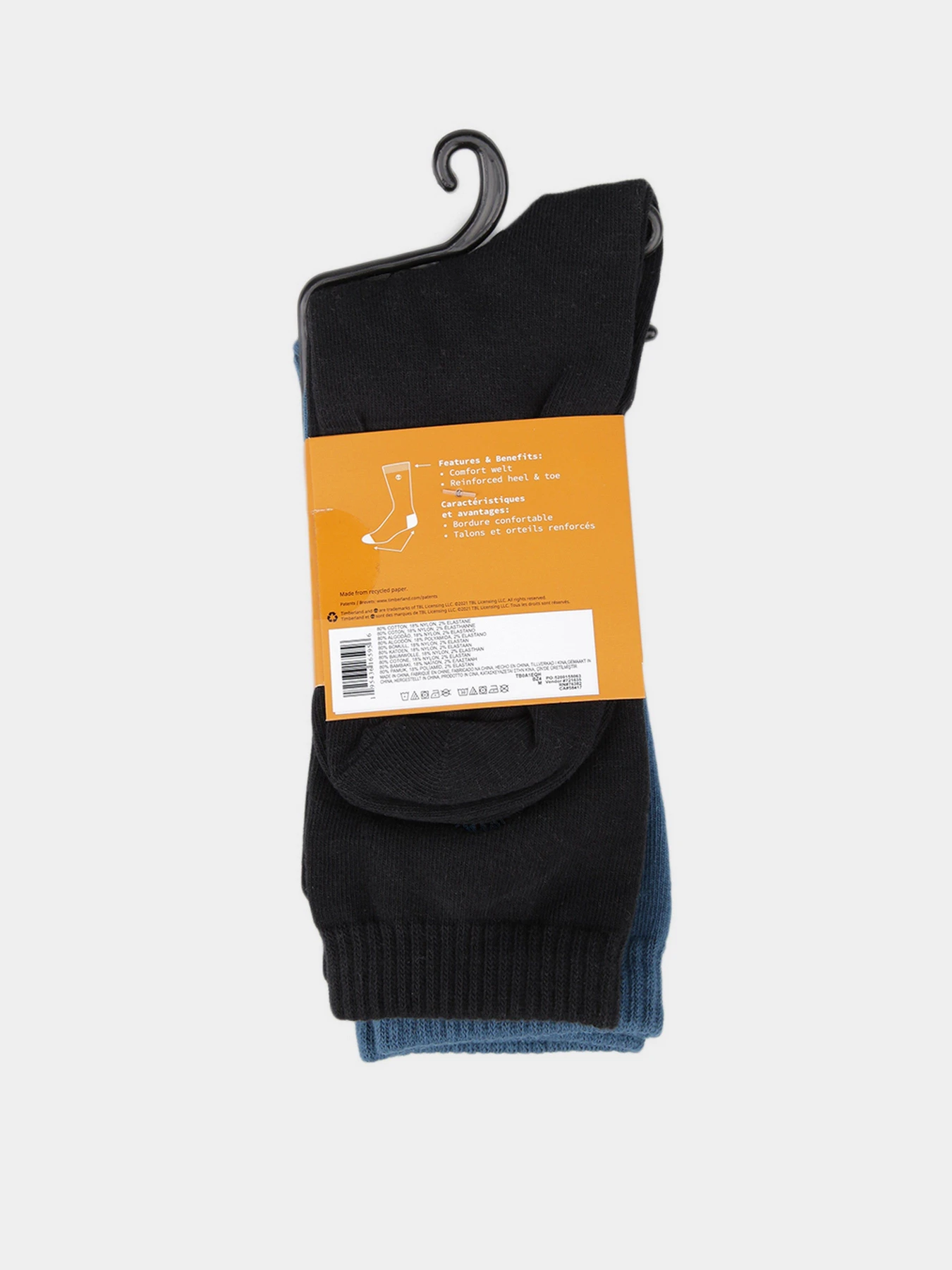 Носки и гольфы Timberland Two Pair Pack Everyday Crew модель TB0A1EQHBZ4 Носки и гольфы Timberland Two Pair Pack Everyday Crew модель TB0A1EQHBZ4 Фото