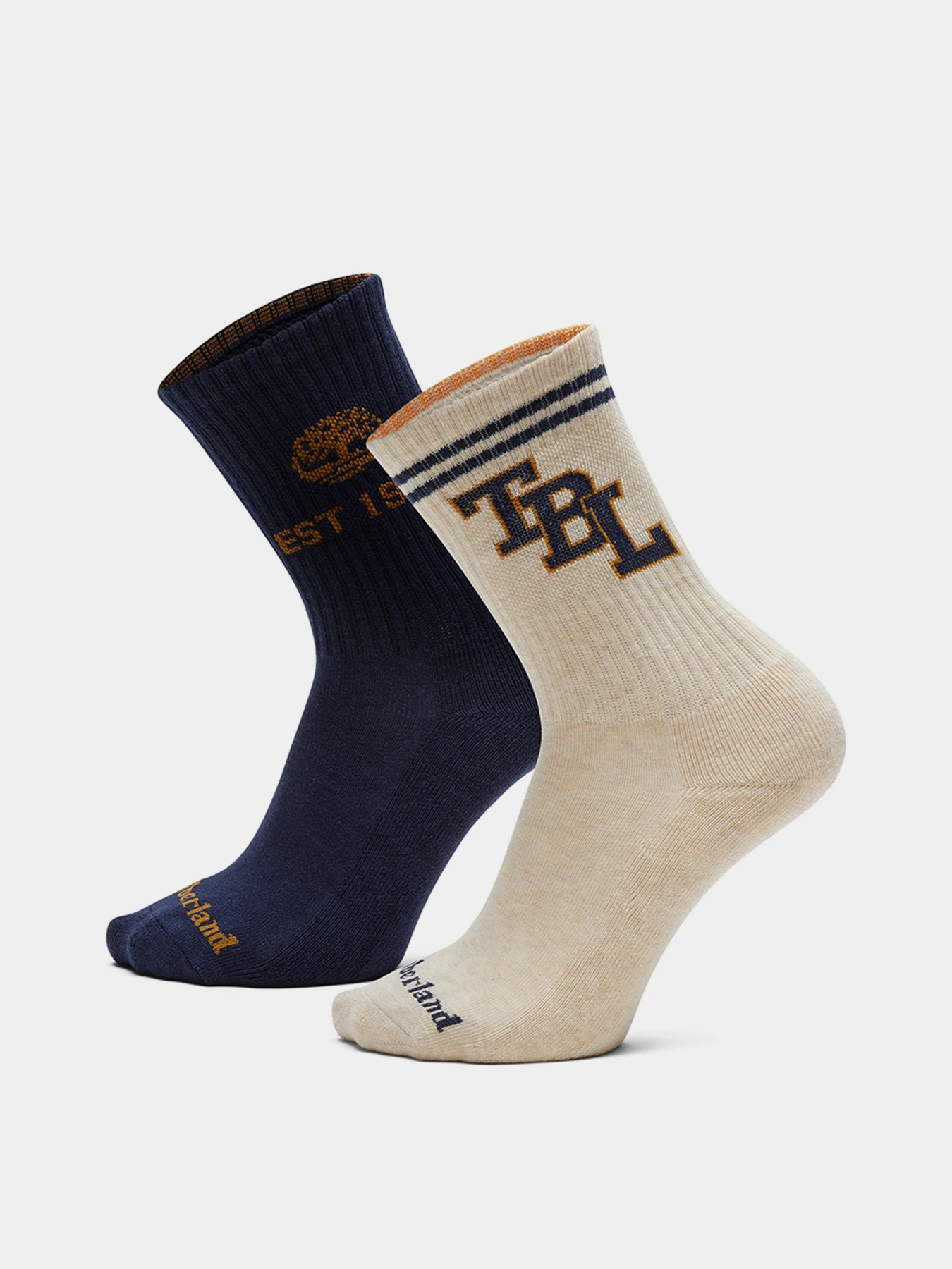 Шкарпетки та гольфи Timberland Gender 2 Pack Throwback Lock-Up Crew модель TB0A2PUQ280 Фото