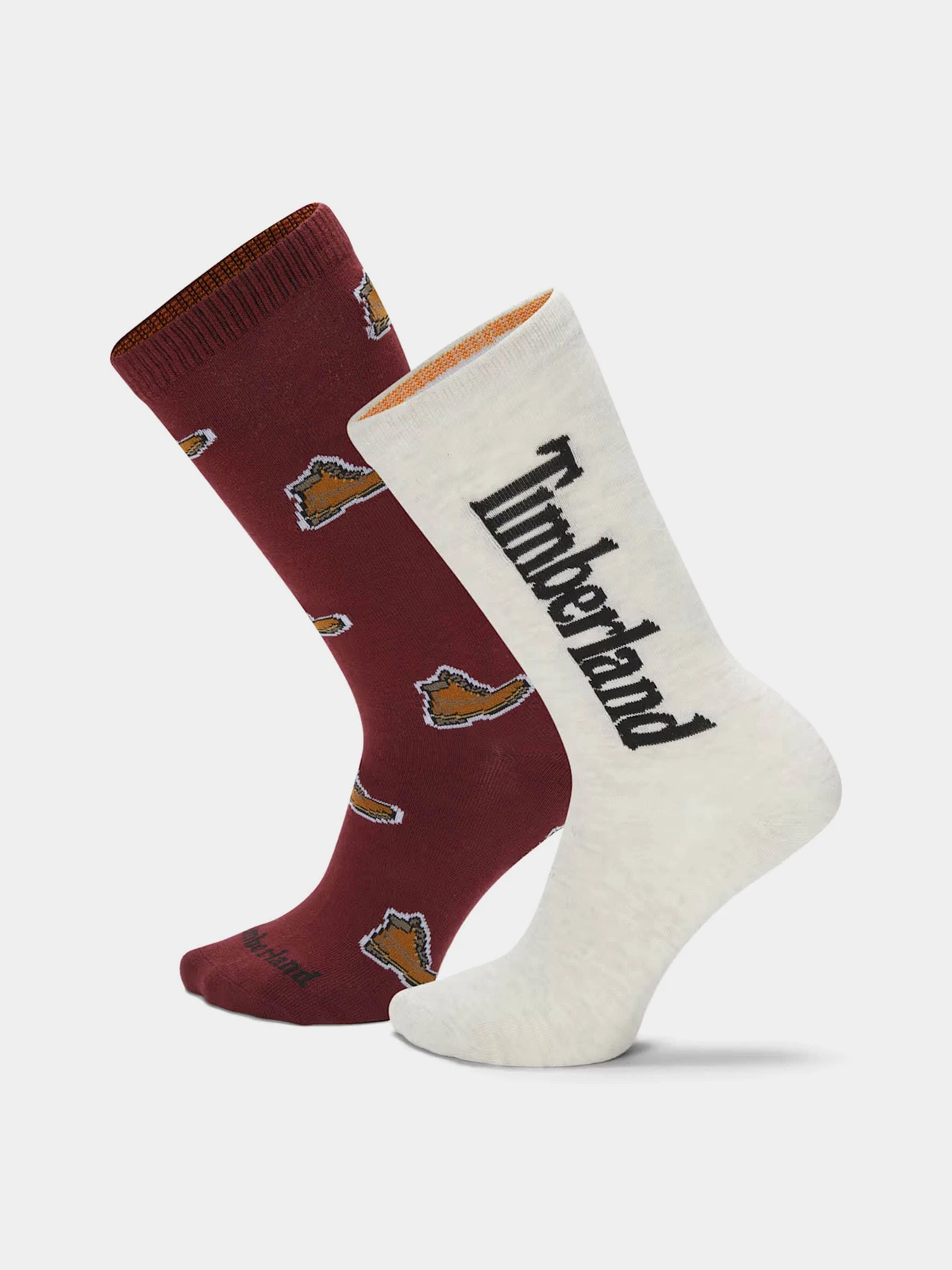 Носки и гольфы Timberland All Gender 2 Pair Pack All-over Print Crew модель TB0A2PVDEFF Фото